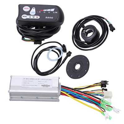 Pwshymi Controlador eléctrico del motor de la bici, buena disipación de calor del equipo de la conversión del motor de la bici clara para el motor 500