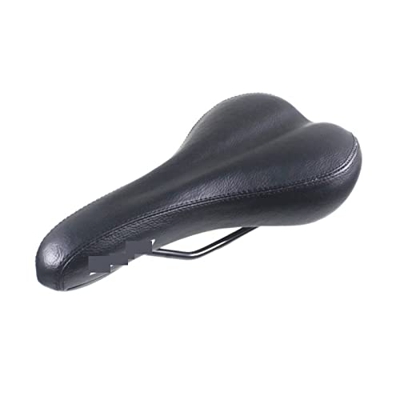 MPSSAA Sillín de Bicicleta Retro, sillín de Cuero PU for Ciclismo, Asiento Vintage, Asiento de Bicicleta de Carretera, sillín Deportivo de montaña, As
