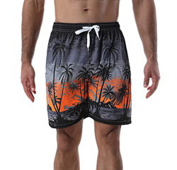 Mermaid Bañadores Hombre Shorts, Pantalones Cortos de Playa de Verano, Shorts de Baño de Secado Rápido para Natación Vacaciones y Surf, Talla M-3XL precio