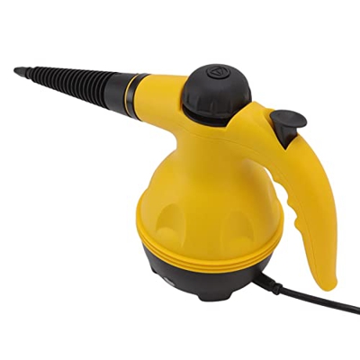 Limpiador a vapor, limpiador a vapor presurizado mango ergonómico 1000 W PP Shell amarillo negro portátil de alta temperatura para el hogar (# 3)