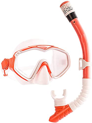 Juego De Esnórquel Completamente Seco para Buceo, Resistente Al Agua, De Alta Definición, Adecuado para La Respiración Facial, Adecuado para Adultos características