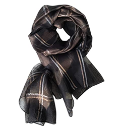 Bufandas de Manta para Mujeres y Hombres Elegante Invierno Largo Suave cálido Acogedor tartán Cheque Cachemira envolturas de Lana (Color: Beige, precio