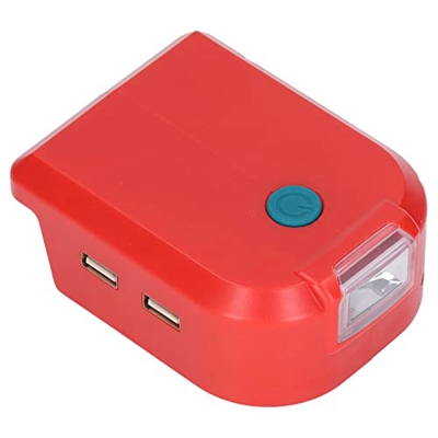 Bediffer Convertidor de Potencia de Batería, Adaptadores de Cargador de Baterías de Amplia Aplicación para Cargar(ULE07MIL Miwatch Rojo)