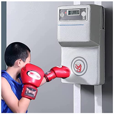 Herramienta de entrenamiento de probador de boxeo, alfombrilla de boxeo montada en la pared con LCD, velocidad de perforación de perforación, fuerza d