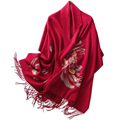 Bufanda de Invierno de Manta con patrón Impreso Bufandas de Cachemira largas Suaves y cálidas para Mujeres y Hombres Mantón clásico de Lana de Color s características