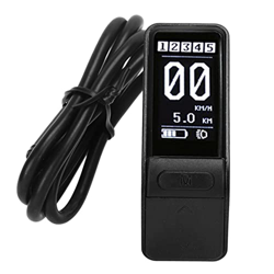 Emoshayoga Pantalla LCD para Bicicleta Eléctrica, Medidor de Pantalla LCD para Bicicleta con Interfaz de 5 Pines, Liviano E Intuitivo para Motor de Ac en oferta