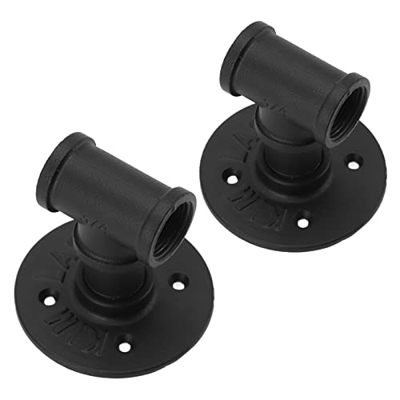 2 juegos de estantes de vino montados en la pared, soporte de exhibición de botellas de vino tinto, organizador de estante de vino colgante de Metal p