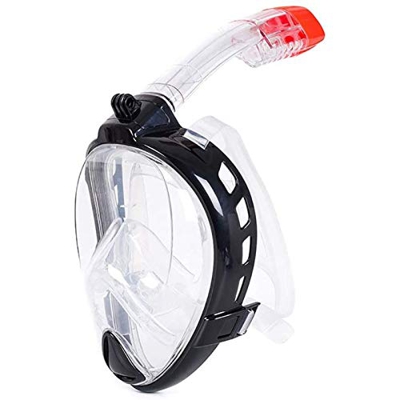 Máscara De Buceo Máscara De Buceo Gafas De Buceo Conjunto De Esnórquel Seco Traje De Buceo Gafas De Natación Máscara De Esnórquel De Cara Completa (Ne