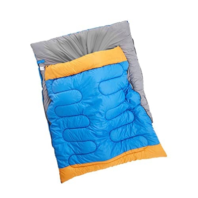 perfk Double Sleeping Bag For Backpacking, Camping, Or Hiking. Cold Weather Waterproof Sleeping Bag For Adults. Truck, Tent, Or Sleeping Pad, Lightwei