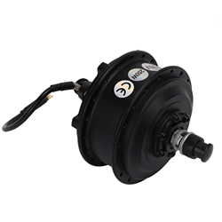 Janzoom Motor de Cubo de Engranaje sin Escobillas, Llanta de Aleación de Aluminio Motor de Tracción Delantera de Bicicleta Eléctrica Aplicabilidad Amp características