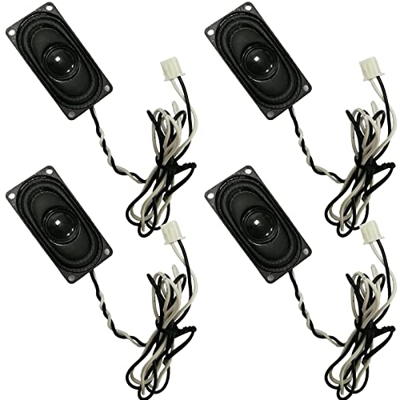 4 Piezas Altavoz Pequeño para PC, Mini Altavoz de Caja, Altavoz para Juegos Pequeños, para Pequeños Proyectos Electrónicos Máquinas de Publicidad Moni