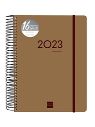 Finocam - Agenda 2022 2023 Ikon 16 meses 1 Día Página Septiembre 2022 - Diciembre 2023 (16 meses) Marrón Internacional precio