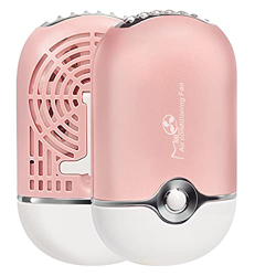 Arofaue Mini ventilador de pestañas USB portátil Mini ventilador recargable ventilador de aire acondicionado eléctrico para extensión de pestañas (ros en oferta