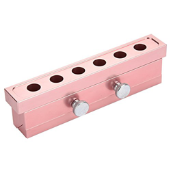 Kit de Herramientas para Hacer Bálsamo Labial con Molde para Hacer Pintalabios DIY, Molde para Pintalabios DIY 12,1, Aleación de Aluminio, Oro Rosa, D características