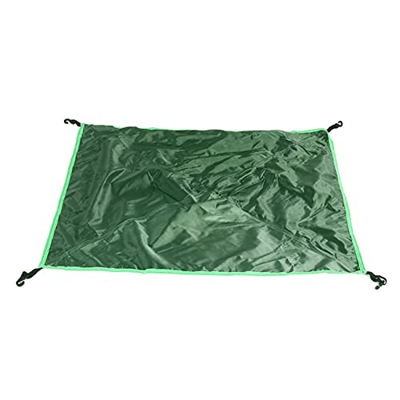 Nicfaky Lona impermeable al aire libre para acampar, picnic, toldo de tela impermeable ligero para senderismo, camping, mochilero, verde