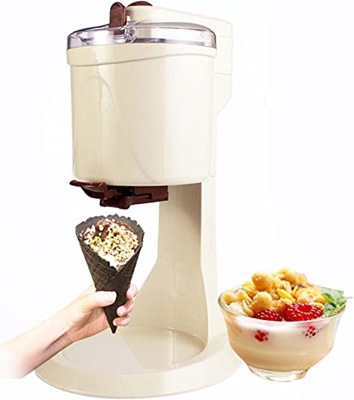 Máquina de Helados para Niños Máquina de Helados Completamente automática con Sabor a Frutas, Mini máquina de Hielo casera eléctrica for el hogar, máq