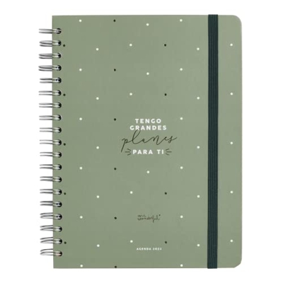 Mr. Wonderful - Agenda anual office 2023 Semanal Extragrande - Tengo grandes planes para ti
