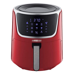 KJGLW Freidora de Aire eléctrica con deshidratador y 3 estantes apilables Pantalla táctil Digital LED con 8 Funciones Recetas (Color : A) en oferta