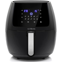 KJGLW Freidora de Aire Quart, freidoras eléctricas de Aire Caliente, Cocina sin Aceite con 10 presintonías, Pantalla táctil LCD Digital, Cesta Antiadh características