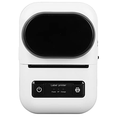 Nunz Impresora de Boletos, Impresora TéRmica PortáTil InaláMbrica de 203 PPP con ConexióN de Dispositivo MúLtiple para Enchufe de la UE para Supermerc