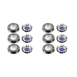 Mengmen Cuchilla de Afeitar de Repuesto Cabezal de Afeitadora de 12 Piezas para Philips HQ3 HQ4 HQ55 HQ56 HQ6900 HQ6868 HQ5812 características