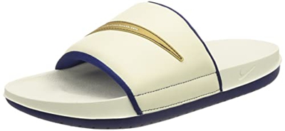 Nike Offcourt, Zapatillas de Gimnasio Hombre, Sail Metallic Gold Deep Royal Blue, 40 EU