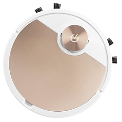 Homoyoyo Aspiradoras Recargables de Control de Cabello Barredora Automática para Mascotas Limpiador Robótico de Alfombras Doradas Carga de Pila Dorada en oferta