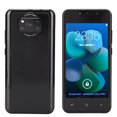 Teléfono Móvil Desbloqueado, Teléfono Inteligente Android 4G/5G, 512 GB de RAM, 4 GB de ROM, Pantalla de Visualización de 5,0 Pulgadas, Ranura para SI