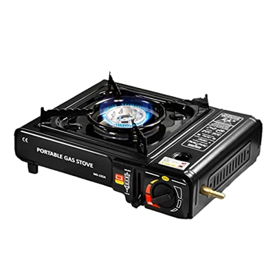 JIAOJIE Máquina ligera portátil de la parrilla de gas del uso dual resistente al calor para el barbacoa de los picnics que acampan