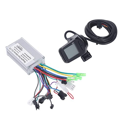 Aoutecen Kit de Panel de Controlador de Motor de Bicicleta, Kit de Controlador sin Escobillas de Bicicleta Eléctrica Panel LCD S886 Buena Dureza para 