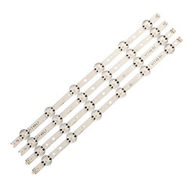 ALMVIS 2set LED Strip Fit For LG 49UV340C 49UJ6565 49UJ670V 49 V17 Art3 2862 2863 6916L-2862A 6916L-2863A V1749L1 retroiluminación de televisión LED (