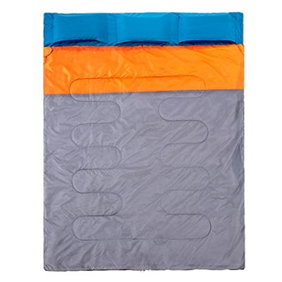 SXFYHXY Saco De Dormir para Camping Y Exteriores Saco De Dormir De Invierno Lavable a Máquina Saco De Dormir Doble Ultraligero Y Portátil Apto para Us
