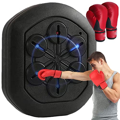 Estera De Pared De Boxeo Inteligente, Equipo De Boxeo Probador De Fuerza De Reacción, Máquina De Boxeo De Interior Con Música E Iluminación, Adultos N