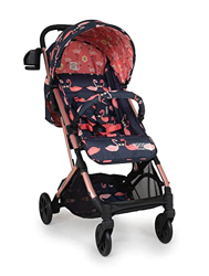 Cosatto Woosh 3 - Cochecito ligero desde el nacimiento hasta 25 kg, fácil de plegar, compacto y telescópico, cesta de la compra extragrande, soporte p características