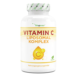 Vitamina C liposomal - 240 cápsulas veganas - Premium: Altamente dosificada con 1000mg de vitamina pura por día - Biodisponibilidad particularmente al en oferta