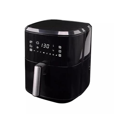 AZBUY Freidora de Aire Sin Aceite Pantalla táctil Inteligente Digital Freidora de Aire de Acero Control de Perilla de Temporizador de 30 Minutos 1500W