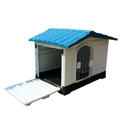 Caseta de Perro Casa De Perros De Plástico Al Aire Libre, Refugio For Mascotas A Prueba De Agua A Prueba De Agua For Pequeños Gatos Y Perros De Tamaño