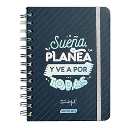 Mr. Wonderful - Agenda anual clásica pequeña 2023 Semanal - Sueña, planea y ve a por todas en oferta