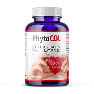 Phytocol - 30 cápsulas - Combate el colesterol - Con fitosteroles naturales, levadura roja de arroz y Vitamina B3-1 al dia