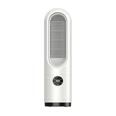 YXZN Enfriador y Calentador de Ventilador de Torre sin aspas, Calentador de Ventilador de circulación de Aire de cerámica de 1800 W con Pantalla LED D