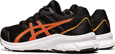 ASICS JOLT 3 GS, Sneaker, Black/Cherry Tomato, 34.5 EU