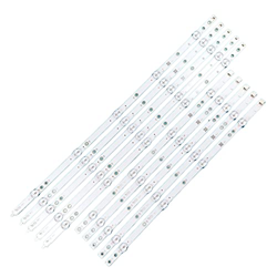 ALMVIS 10pcs LED Barra de retroiluminación for 5 0pus6201 50pus7383 50pus6753 50pus6162 50pus6262 50pus6503 tpt500u1-qvn03.u lb50082 lb50086 lb50089 r precio
