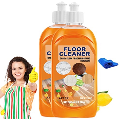 NML Floor Cleaner, Powerful Decontamination Floor Cleaner, Wood Floor Stain Remover, Laminate Floor Cleaner, Hard Surface Floor Tile Cleaner 100ML (2)