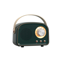 MasterUnion #0fvv77 Altavoz Bluetooth Retro Mini Altavoz Inalámbrico con Riching Bass en Sonido Estéreo Claro Altavoz Portátil Soporte Fm USB, Verde m en oferta