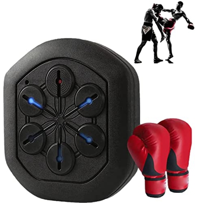 HUMNZR MáQuina De Boxeo, MáQuina De Boxeo Inteligente, Equipo De Entrenamiento De Saco De Boxeo, CoordinacióN De Respuesta De Velocidad De MúSica De C