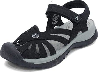 UCZ Rose Sandal, Sandalias de Senderismo para Mujer, Negro (Black / Neutral Grey), 40 EU