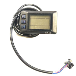 Zunedhys Accesorios de Bicicleta Eléctrica OMT-M3 36V48V Pantalla LCD con Accesorios para Panel de Control LCD Accesorios para Bicicleta Eléctrica características