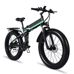 Bicicleta Eléctrica Plegable de 26 Pulgadas, Bicicleta Eléctrica con Neumáticos Gruesos, Bicicleta Eléctrica for Adultos, 48​​V 12,8Ah, Batería Extraí características