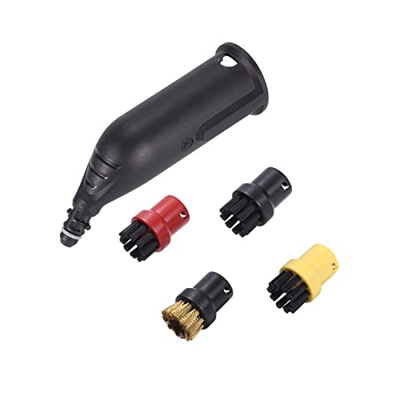 RULLZ Apto for Karcher SC2 SC3 SC4 SC5 CTK10 CTK20, raspador de Boquilla de Ventana, Cepillo Redondo for Limpiador de Vapor, Espejos, Limpieza de Hend