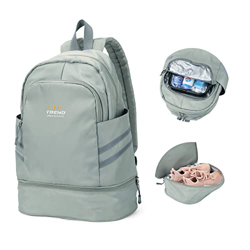 Mochila de gimnasio para mujer con compartimento para zapatos, mochila grande de viaje para portátil, impermeable, informal, mochila escolar, mochila  características